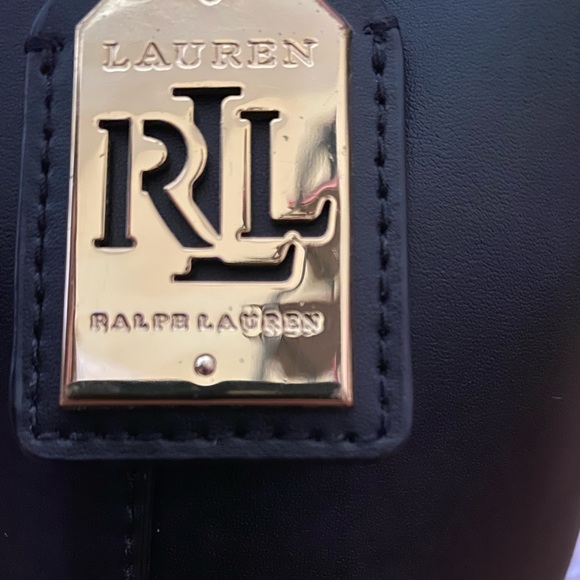 Lauren Ralph Lauren black bucket bag- Ralph Lauren black bucket bag red - Picture 2 of 4